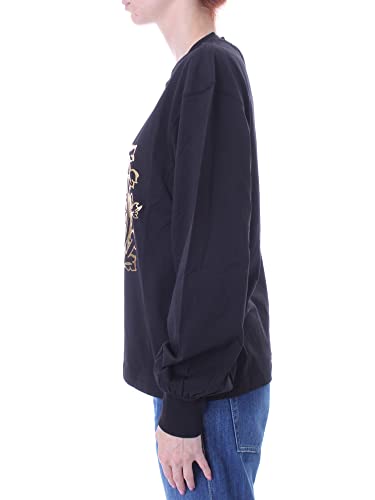 Versace 71HAHF05 CJ00F Camiseta Manga Larga Mujer Oro Negro M