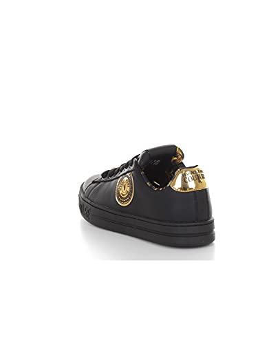 VERSACE JEANS COUTURE 71VA3SK6 ZP014 - Zapatillas bajas para mujer, Negro , 39 EU