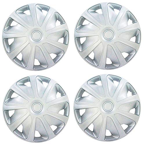 VERSACO CRAFT15 Tapacubos, Plata, 15 Pulgadas, Set de 4