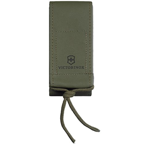 Victorinox V08513.3 Navaja Grande Outrider (09023.3), Unisex, Negro, L + V4.0822.4 Funda Imitación Piel, Verde, S