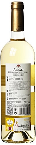 Viña Albali Viña Albali Blanco Semidulce - 6 Paquetes de 750 ml - Total: 4500 ml