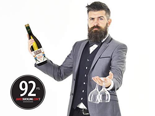 Vino Blanco Godello Valdeorras |Vinos buenos para Regalar | Caja Vino Gallego | Producto Gourmet | Pack Regalo Vino | 6 Botellass x 750 ml CAMINO DE CABRAS | Regalo original Hombre & Mujer