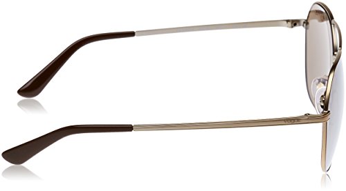 Vogue 0Vo4022S Gafas de Sol, Matte Brown/Pale Gold, 55 para Mujer