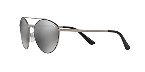 Vogue 0Vo4023S Gafas de Sol, Matte Black/Silver, 56 para Mujer