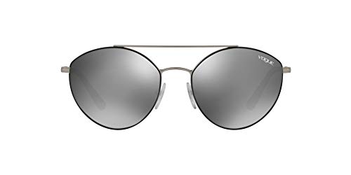 Vogue 0Vo4023S Gafas de Sol, Matte Black/Silver, 56 para Mujer