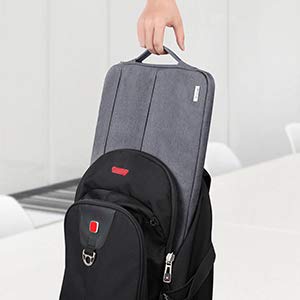 Voova 14-15.6 Pulgadas Funda para Portátil con Asa, Impermeable Maletín Ordenador Compatible con Macbook Pro 15/16, Surface Laptop 3 15, DELL XPS 15, HP Pavilion, Lenovo Acer ASUS Chromebook, Gris