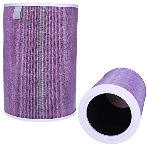 Wessper Filtro HEPA para purificador de Aire, Compatible con Mi Air Purifier 2H, 3H, Pro, Antibacteriano