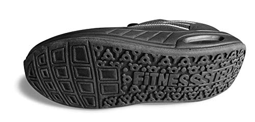 Win Direct Fitness Step Man Black, Running Shoe Hombre, Negro, 43 EU