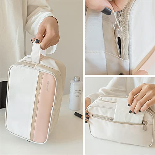XXXXW Make-Up Pouches Bolso cosmético de Tela de Oxford Estilo nórdico de Alta Gama Bolsa de Lavado de Viajes Portátil Separación Seca y húmeda Bolsa cosmética al por Mayor Bolsas de Aseo