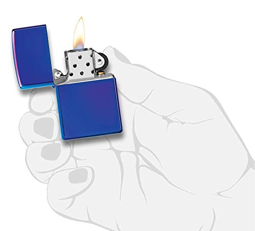 ZIPPO Mechero - High Polish Blue Basismodell