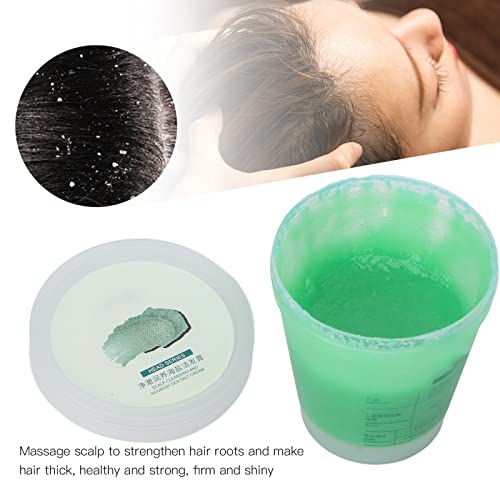 200 G / 7.05 Oz Exfoliante para el Cuero Cabelludo, Exfoliante para el Cuero Cabelludo, Exfoliante para el Cuero Cabelludo con Sal Marina Peeling Cabello Peeling Hidratante para el Cuero Cabelludo