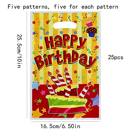 25 Piezas Bolsas para Chuches, Bolsitas para Chuches Regalos, Bolsas Chuches Cumpleaños Infantil, Bolsa Chuches Regalo Cumpleaños Infantil para Niños, Navidad, Bodas,Fiestas