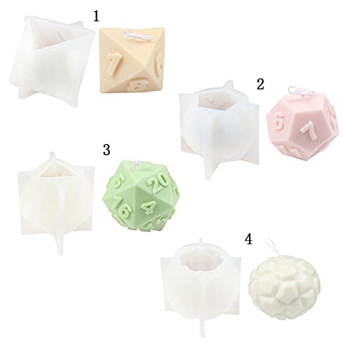 3D Dados Decoración Vela Molde Europeo y Americano Personajes Clásicos Perfumados Material Vela Molde Decoración Hogar