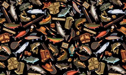 917 Alfombra para Puerta Pescador A-Lure Fish Lure Rod Sport Collage Alfombra Exterior Antideslizante Alfombra Entrada Absorbente Alfombrilla Antideslizante para Pasillo, Terraza, 40X60Cm