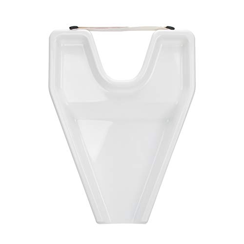 Accesorios para el cabello Cuenco de champú Bandeja de lavado de cabello de cama gruesa para peluquería para uso en la cama para niños para mujeres(white)