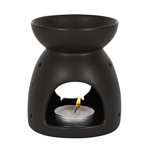 Aceites de fragancia para quemador de aceite de caldero negro, soporte para luz de té, decoración espeluznante, aromaterapia para el hogar, brujería, regalo de cumpleaños de Halloween