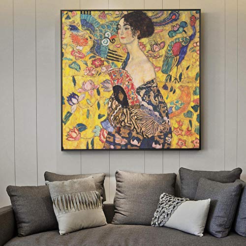 ACEYCHUANG Cartel de Retrato, Moda clásica, decoración del hogar para Sala de estar-50x60 cm