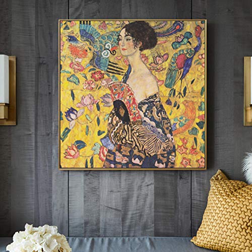 ACEYCHUANG Cartel de Retrato, Moda clásica, decoración del hogar para Sala de estar-50x60 cm