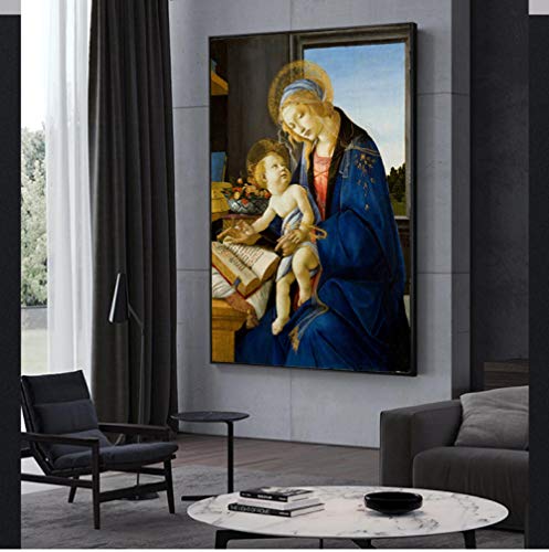ACEYCHUANG Carteles de Lona para Mujeres y niños, clásicos de época, decoración del hogar para Sala de estar-50x60 cm
