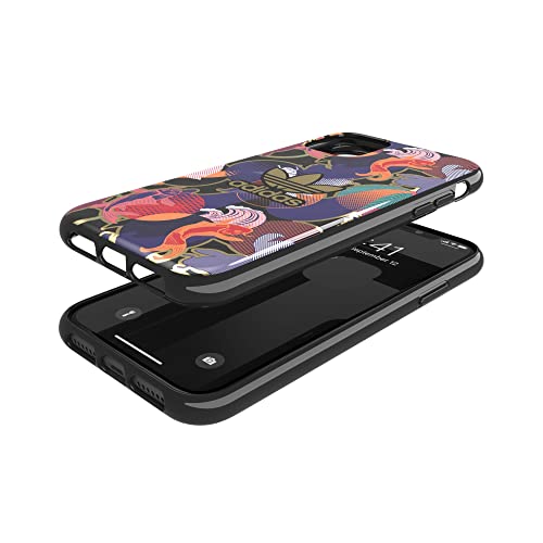 adidas Funda diseñada para iPhone 11 Funda, Transparente Snap Case con Coloridos gráficos Chinos, Funda Protectora Completa para el teléfono, Multicolor