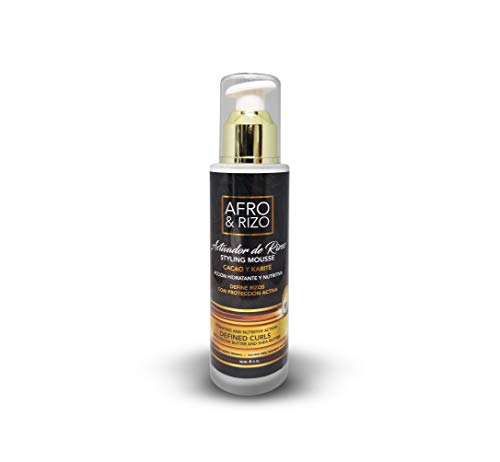 Afro & Rizo Styling Mousse 118ml – Espuma de Peinado Activadora de Rizos