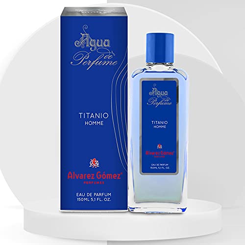 Agua de perfume para hombre Titanio, frasco 150 ml agua de perfume cautivador
