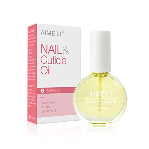 AIMEILI Acondicionador de Cutículas y Uñas Nail Solaroil Cuticle Oil Nutritivo Para Uñas Tratamiento de Cutícula Aceite Revitalizador Esmalte de Uñas Nutre el Protector de la Piel Cuidado de Uñas 15ML