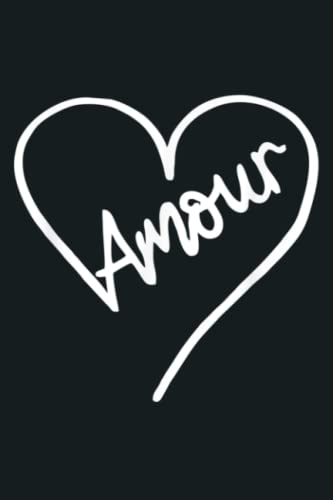Amour Heart Valentine s Day Gift For Best Friend Partner - NOTEBOOK/ LINED JOURNAL/ HEART JOURNAL