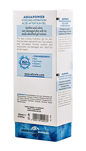 AQUAPOWER Cooling Hydration Aloe After Sun Gel