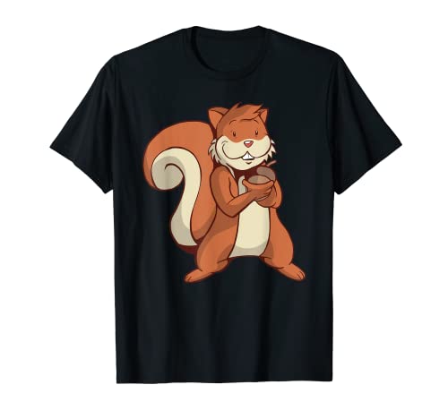 Ardilla con nuez regalo Camiseta