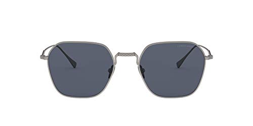 Armani 0AR6104 Gafas, Gris, 53 para Hombre