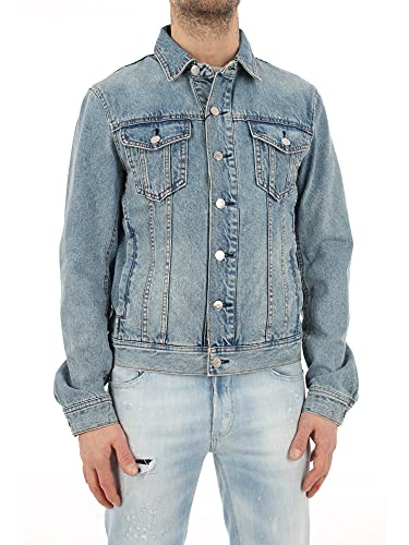 Armani Exchange 11, 5 Ounces, Medium Blue Wash Blouson Jacket Chaqueta Vaquera, Azul (Denim Indaco 1500), XX-Large para Hombre