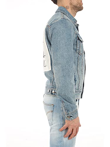 Armani Exchange 11, 5 Ounces, Medium Blue Wash Blouson Jacket Chaqueta Vaquera, Azul (Denim Indaco 1500), XX-Large para Hombre