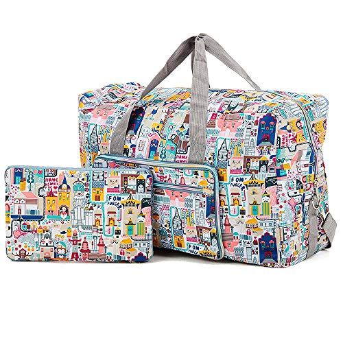 Arxus Bolso Grande de Viaje Plegable en la Bolsa de Viaje con Equipaje y Correa para el Hombro