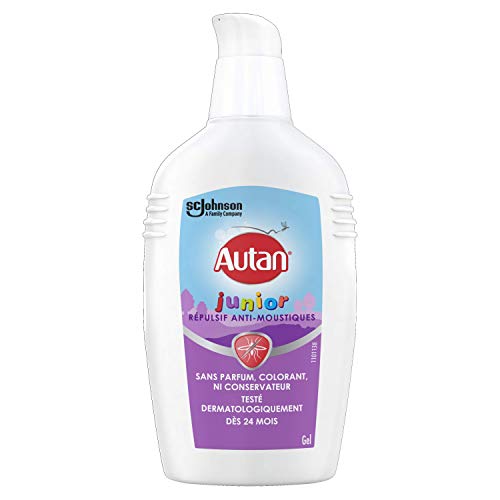 Autan Gel Junior Repelente antimosquitos sin perfume, colorante y conservante