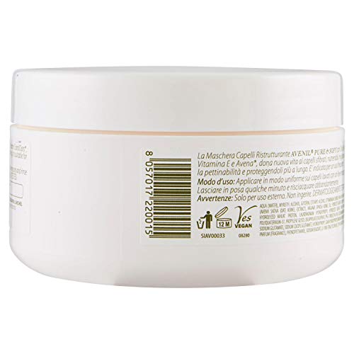Avenil Mascarilla capilar con avena 100% biológica reestructurante, 300 ml