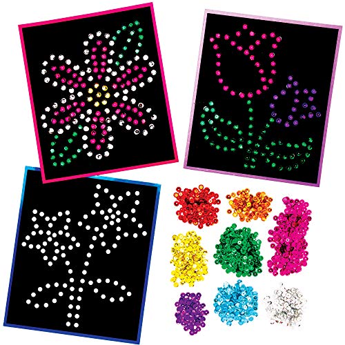 Baker Ross Kits Imágenes de Flores (Pack de 5) - Artes y manualidades festivas