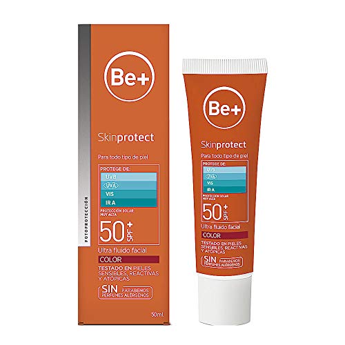 be+ skinprotect crema facial color spf50, 50ml