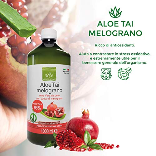 Benessence - Jugo puro de Aloe Vera + Aloe y Granada + Aloe y Arándano - 3L