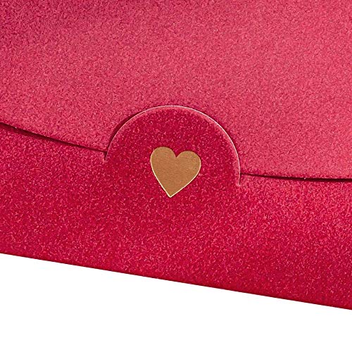 Bgfuni 60 Piezas Mini Sobres, Sobres de Colores, 6 Colores Multicolor Pequeños Sobres Regalo, Hechos a Mano Soportes Tarjeta, Cierre de Corazón Bronceador, para Bodas Cumpleaños Navidad (10.5 x 7cm)