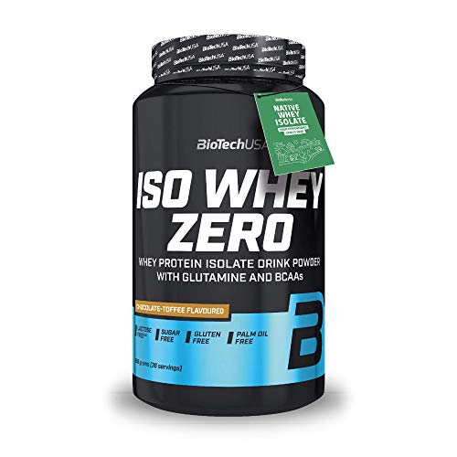 BioTech USA IAF00089492 Iso Whey Zero, 908 g, Toffee Chocolate