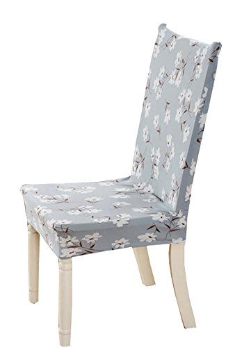Black Temptation Estiramiento de la Tela de Comedor Slipcovers Silla Hyacinthus Orientalis