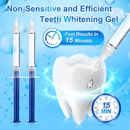 Blanqueador Dental Profesional 10 Pcs-Gel Blanqueador de Dientes, 9 Tipos de Gel Blanqueador, Gel Calmante-Blanquear los Dientes de Forma Rápida y Eficaz, Cuidado Dental en el Hogar