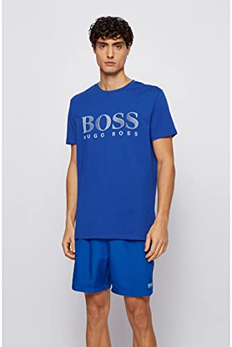 BOSS Camiseta RN, Azul, L para Hombre