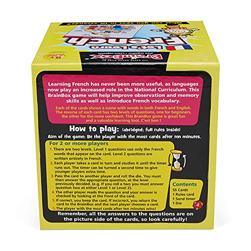 Brainbox- Juego Aprendamos Francés, Multicolor (BrainBox G0990055)