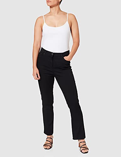 Brax 10-6220 Ina Fame (Super Slim)-Jeans Mujer Negro (BLACKW34 / L32 (Tamaño del fabricante: 44)