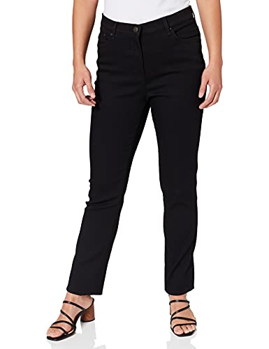 Brax 10-6220 Ina Fame (Super Slim)-Jeans Mujer Negro (BLACKW34 / L32 (Tamaño del fabricante: 44)