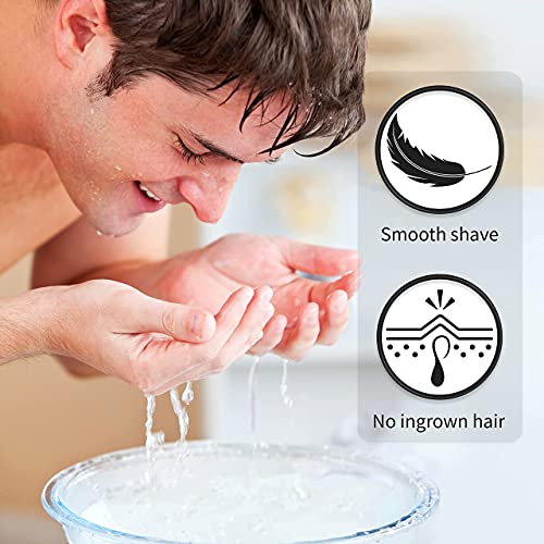Brocha Afeitar Sintética Negra | Brocha De Afeitar Vegana | Brocha de Afeitar Para Hombres y Mujeres | Brocha Para Jabón De Afeitar | Brocha Ecológica De Afeitado Clásico | Bambaw