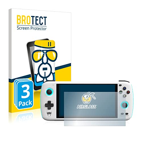 BROTECT Protector Pantalla Cristal Compatible con Ayn Odin Protector Pantalla Vidrio (3 Unidades) - Dureza Extrema, Anti-Huellas, AirGlass