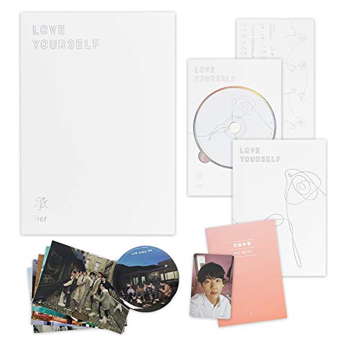 BTS 5th Mini Album - LOVE YOURSELF 轉 HER [ L ver. ] CD + Photobook + Mini Book + Photocard + Sticker Pack + FREE GIFT / K-POP Sealed